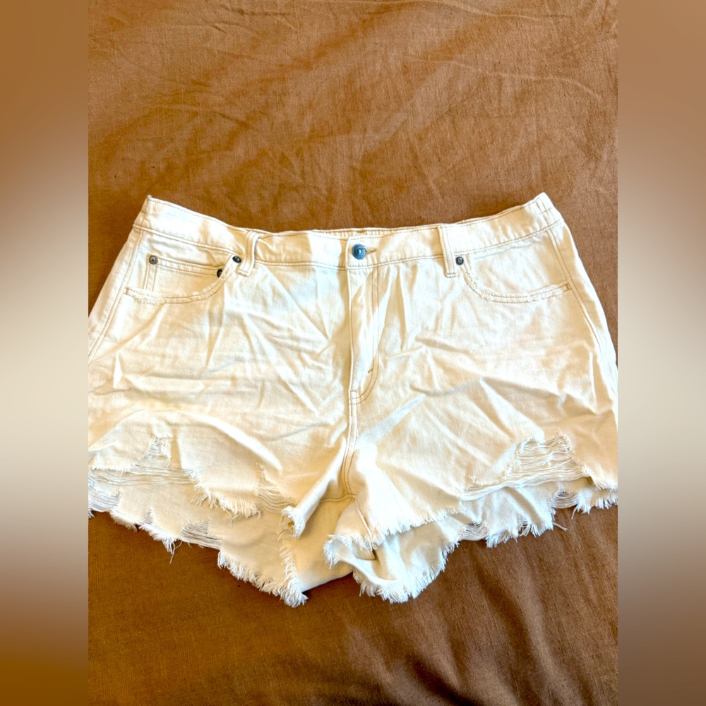 Aerie stretch denim shorts